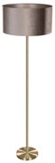 Подова лампа месинг с кадифена абажура таупо 50см - Simplo