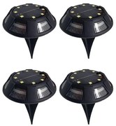 КОМПЛЕКТ 4x LED соларни лампи LED/1,2V 200 mAh IP44