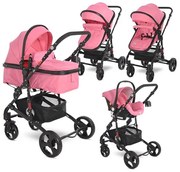 Детска количка ALBA CLASSIC SET LORELLI - CANDY Pink
