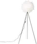 Интелигентна романтична подова лампа бяла с WiFi A60 - Feather