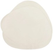 Бял вълнен килим 150x150 cm Olsen - Asiatic Carpets