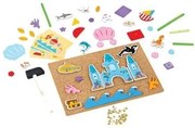 Bigjigs - Игра с коркова дъска и чукче - Делукс - Подводен свят