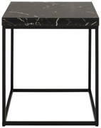 Странична масичка с плот от имитация на мрамор 40x40 cm Barossa – Actona