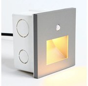 Emithor 70416 - LED осветително тяло SUNNY с сензор, 1W, 230V, сиво