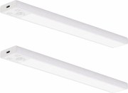 КОМПЛЕКТ 2x презареждаемо LED осветление за мебели със сензор VIRO LED/1,2W/800 mAh 30cm CCT бяло