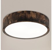 Brilagi - Таванно осветително тяло CARVALHO SMOKEY 2xE27/60W/230V, цвят дъб, диаметър 37,5 см