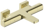 KFA Armatura 5754-010-31 - Термостатичен смесител за вана MALAGA с четкано златно покритие