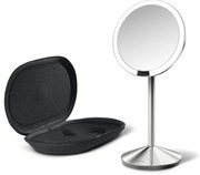Козметично огледало със светлина/увеличително (10x) ø 12 cm Travel – simplehuman