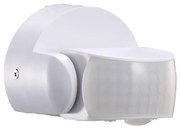 Екстериорен инфрачервен сензор за движение 180/360° 600W/230V IP65 бял