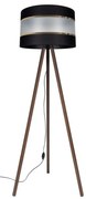 Подова лампа CORAL 1xE27/60W/230V кафява/черна/златиста