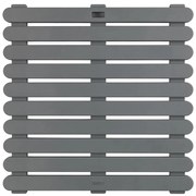WENKO 22947100 - Подложка за душ, подходяща за вътрешна и външна употреба, 55 x 55 см, сива
