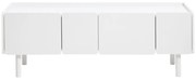Бяла маса за телевизор 160x55x45 cm Bera – Unique Furniture