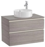 Конзолен шкаф за баня A851501402, с две чекмеджета за умивалник върху плот, 80.5х46х53.7см