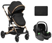 Бебешка количка 3в1 Amaia KIKKABOO - Black