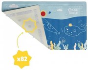 Badabulle - Килимче за баня с индикатор за температура Подводен свят