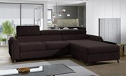 Ъглов диван Marietta-Brown Dark-Right