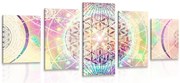 картини от 5 части – Мандала в интересен стил