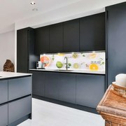 Стъклен гръб за кухня - Цитруси