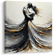 Картина на платно – Танц в златни тонове