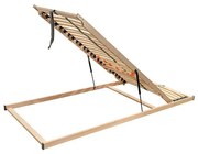 Гъвкава подматрачна рамка с ламели и повдигане с амортисьори от краката LOEN 200x90 см