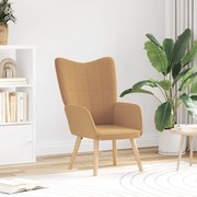 Sonata H Relaxing Chair Бежов къдрав подобен на вълна плат
