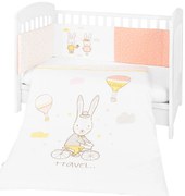 Kikka Boo - Бебешки спален комплект 2 части ЕU style 60/120 Rabbits in Love