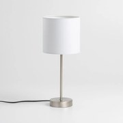 LED настолна лампа 1xE14/5W/230V бяла/матов хром