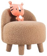 Детско кресло PIXI, диаметър 46 см, кафяво