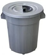 Planet - Пластмасов кош за отпадъци 120л 57x57x65,5см-(UP 112)