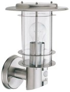 Searchlight 6211 - Екстериорна лампа със сензор EDGEWARE 1xE27/60W/230V IP44