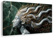 Картина на платно – Горска богиня с клони в косите