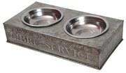 Кучешки купички с цинкова стойка Libre Service - Antic Line