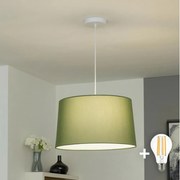 Brilagi - LED полилей на кабел CERIA 1xE27/40W/230V Ø 45 cm зелен