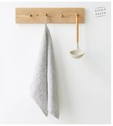 Ленена кърпа за съдове 45x65 cm Thin Black Stripes – Linen Tales