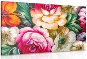 Картина на платно – Импресионистичен свят на цветята
