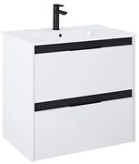 Конзолен шкаф за баня A852013606 с умивланик, 70.5х46х56.5см