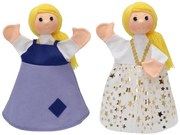 Moravská - Кукла за театър 2 в 1, Пепеляшка, 30 см. 22847B