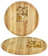 Maysternya - Дървена дъска за пица ф27хh1.5см (8906-1)