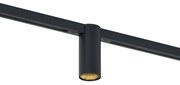 Модерен прожектор черен за релсова система 1-фазен GU10 35mm - Slimline Nubee Honey