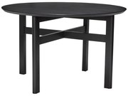 Черна кръгла трапезна маса ø 120 cm Fjord – Hübsch