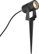 Модерен 12V прожектор черен вкл. LED IP67 - Voltaire Pico