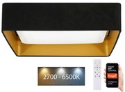 Brilagi-LED Димируема лампа VELVET SQUARE LED/36W/230V Wi-Fi Tuya  + д.у. черен