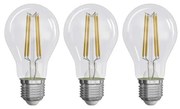 К-кт 3x LED Крушка FILAMENT A60 E27/3,8W/230V 4000K Енергиен клас A