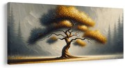 Картина на платно – Златното дърво на живота на поле