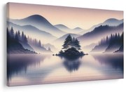 Картина на платно – Остров в средата на езеро