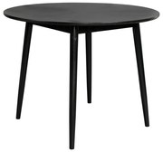 Кръгла маса за хранене с дъбов плот ø 120 cm Fabio - White Label