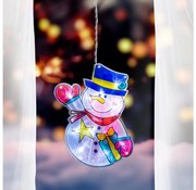 LED коледна украса за прозорец 10xLED/3xAAA батерии