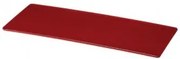 Alkan - Меламиново плато правоъгълно 19x64,5x1см червено (K-2052)