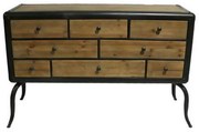 Скрин DKD Home Decor Ела Метал (129 x 42 x 79 cm)