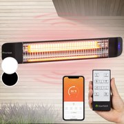 Blumfeldt Smartwave, инфрачервен нагревател, въглеродна тръба, 2400 W, WiFi, управление с приложение, черен